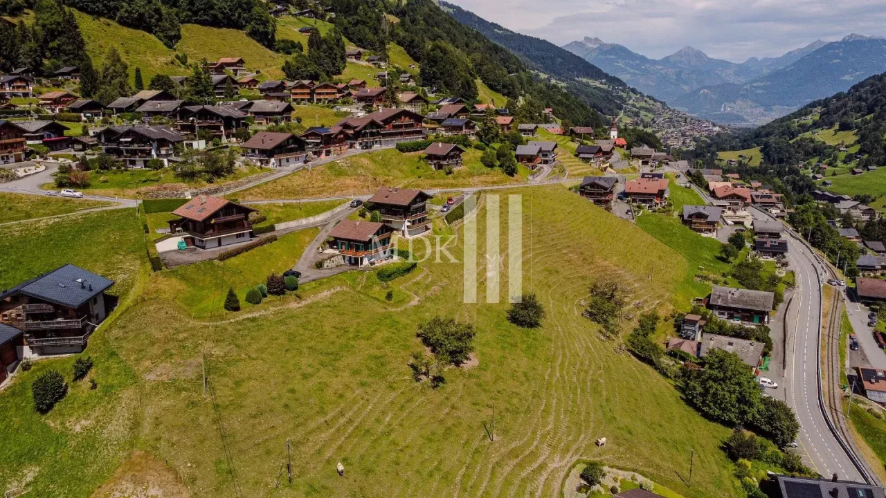 Superbe parcelle constructible avec vue sur les Dents-du-Midi