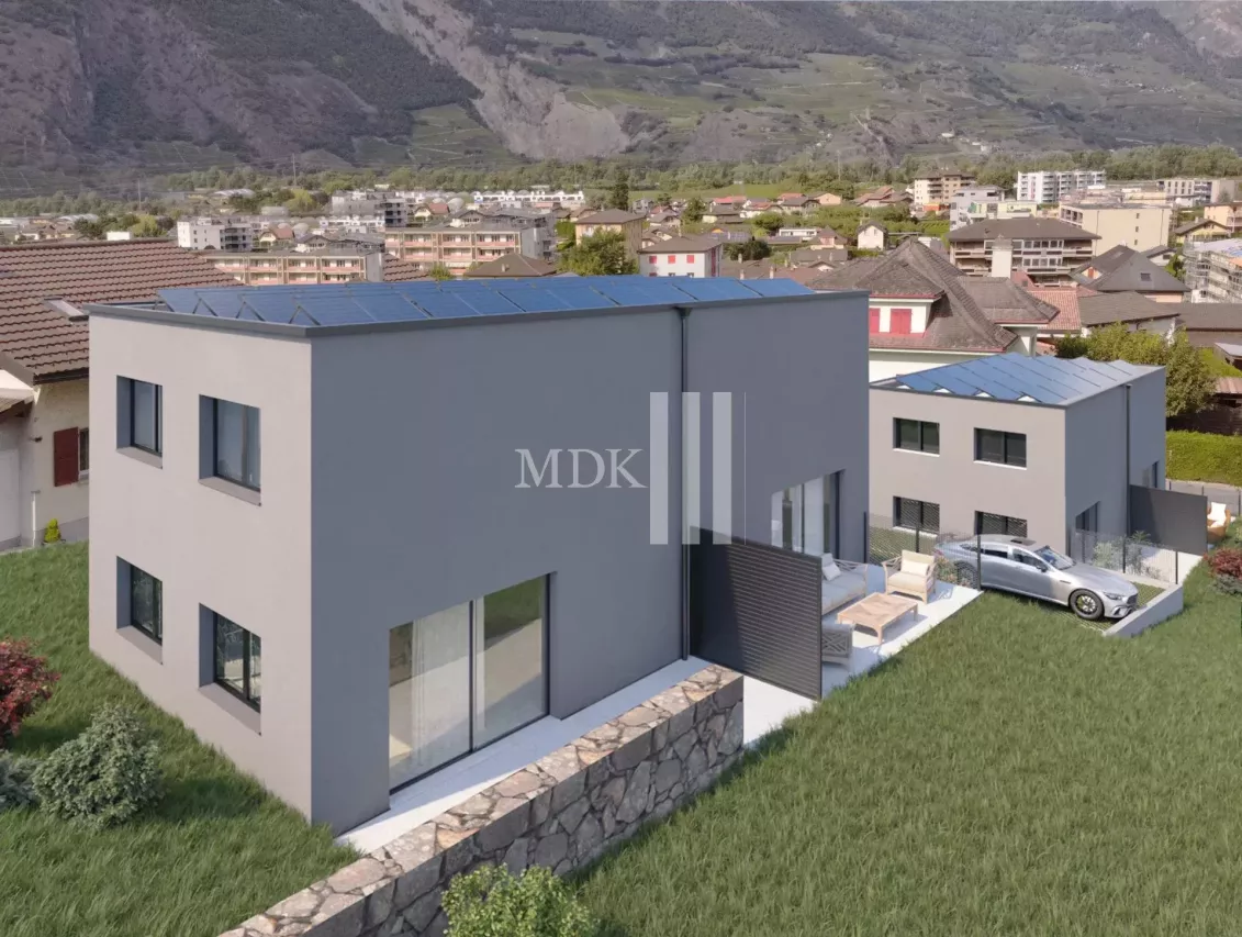 New project: 4 semi-detached villas with open views