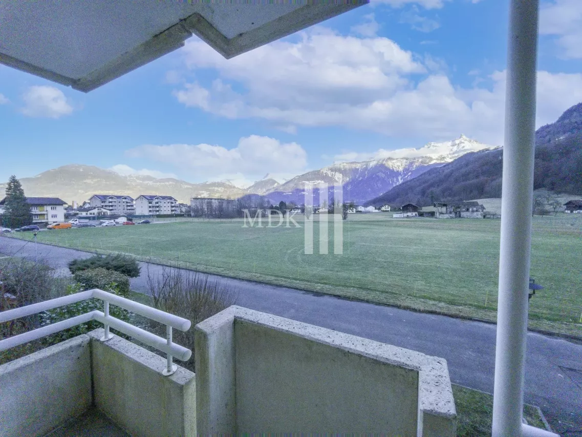 À louer à Monthey un appartement de 1.5 pièces au 1er étage