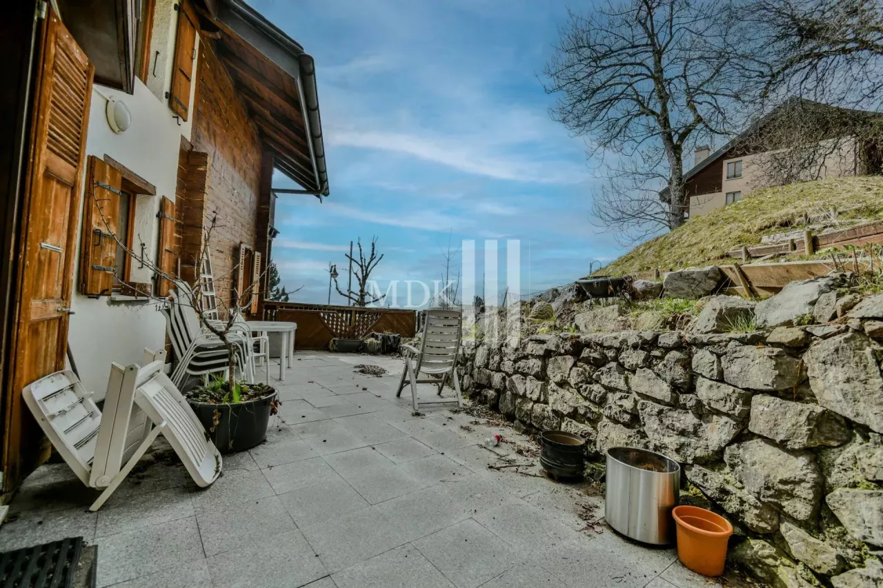 Magnifique chalet comprenant un appartement et un local commercial