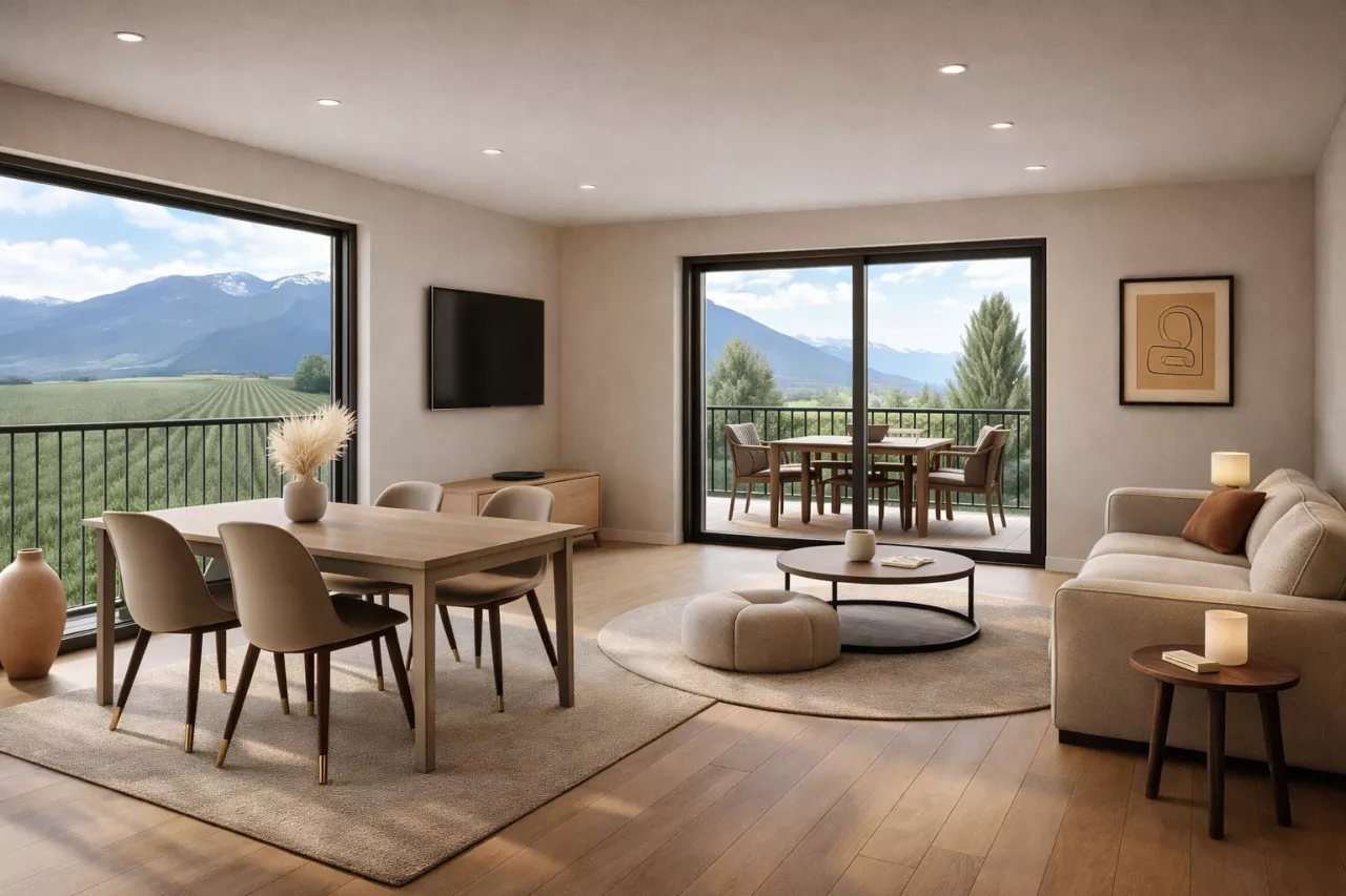 Les Amignes - 3.5 pièces attique, vue exceptionnelle