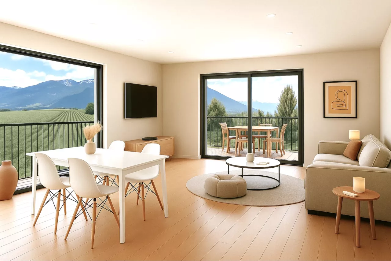 Les Amignes - 3.5 pièces attique, vue exceptionnelle