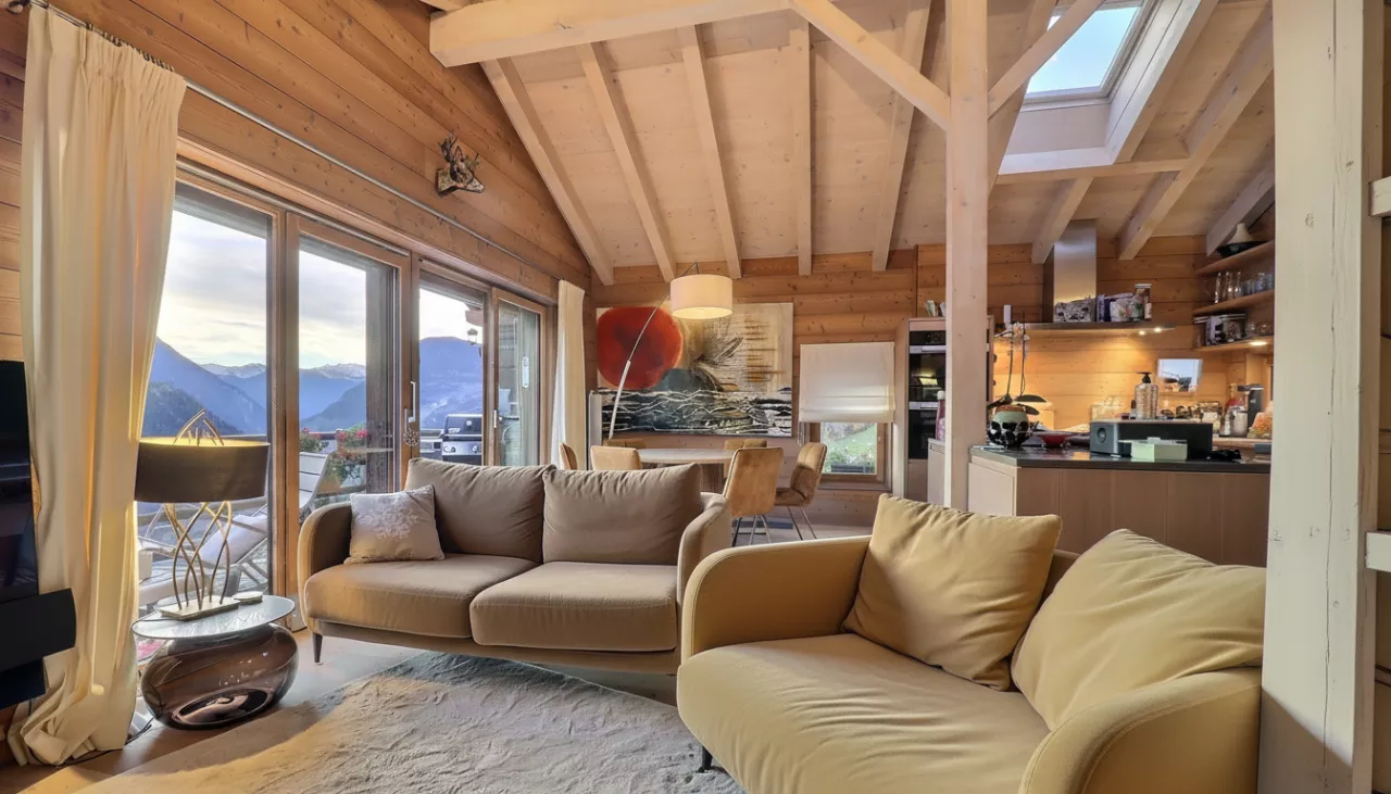 Cosy chalet authentique 4 pièces - à vendre à 5 minutes de Verbier