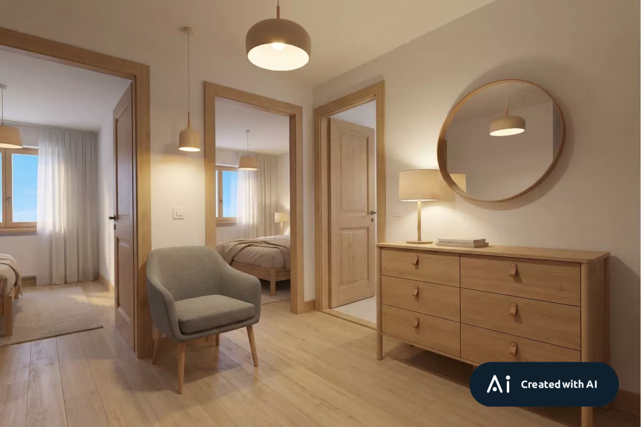 Appartement spacieux et lumineux de 2 chambres avec accès au jardin