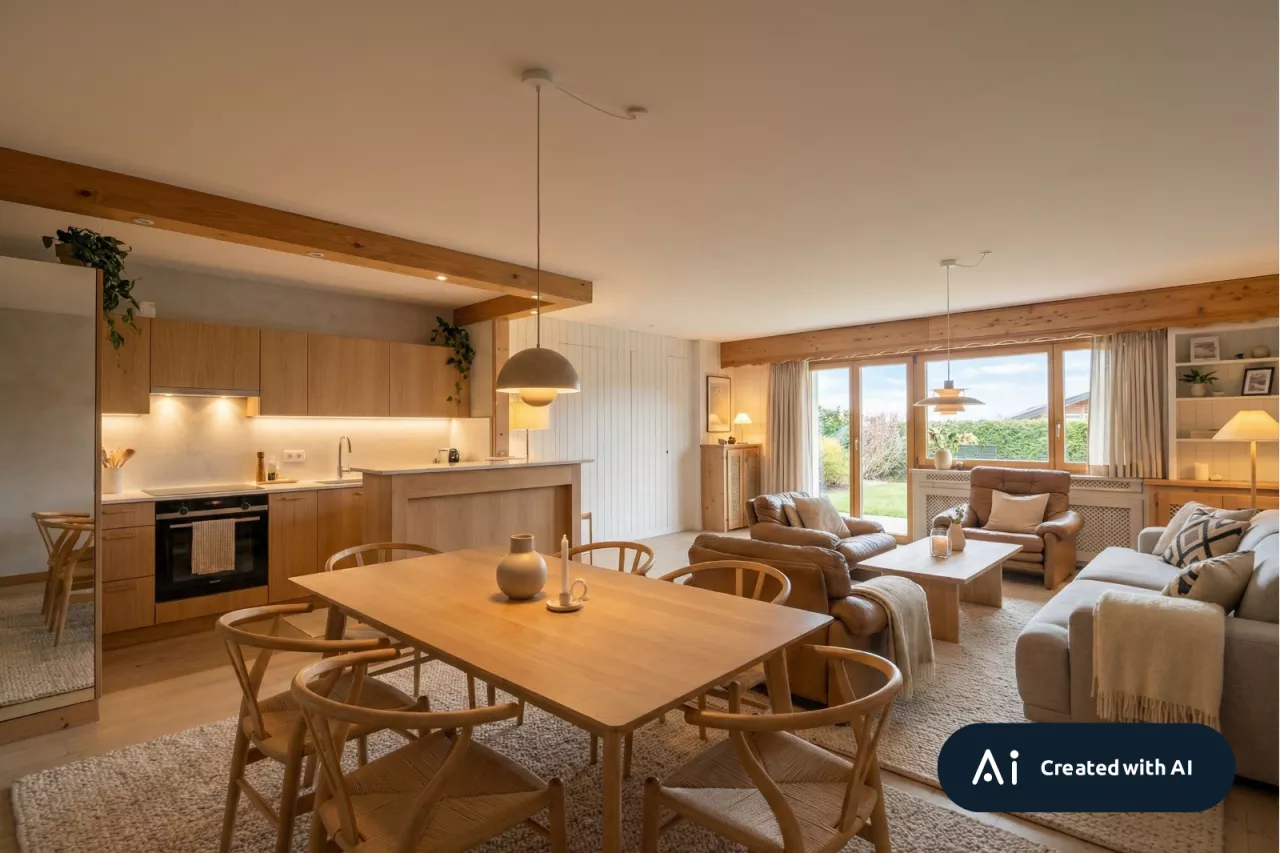 Appartement spacieux et lumineux de 2 chambres avec accès au jardin