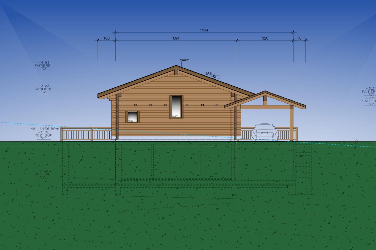 Chalet 4.5 pièces 131 m<sup>2</sup>