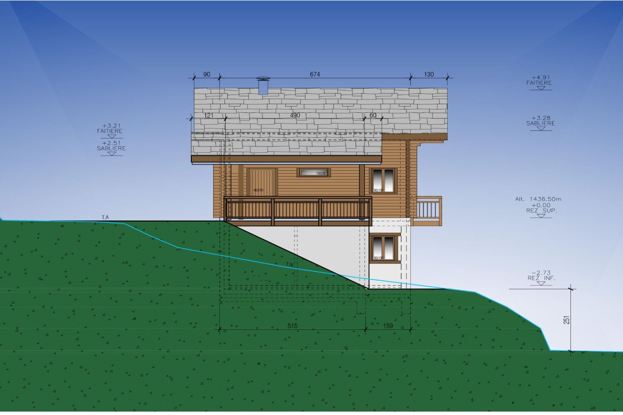 Chalet 4.5 pièces 131 m<sup>2</sup>