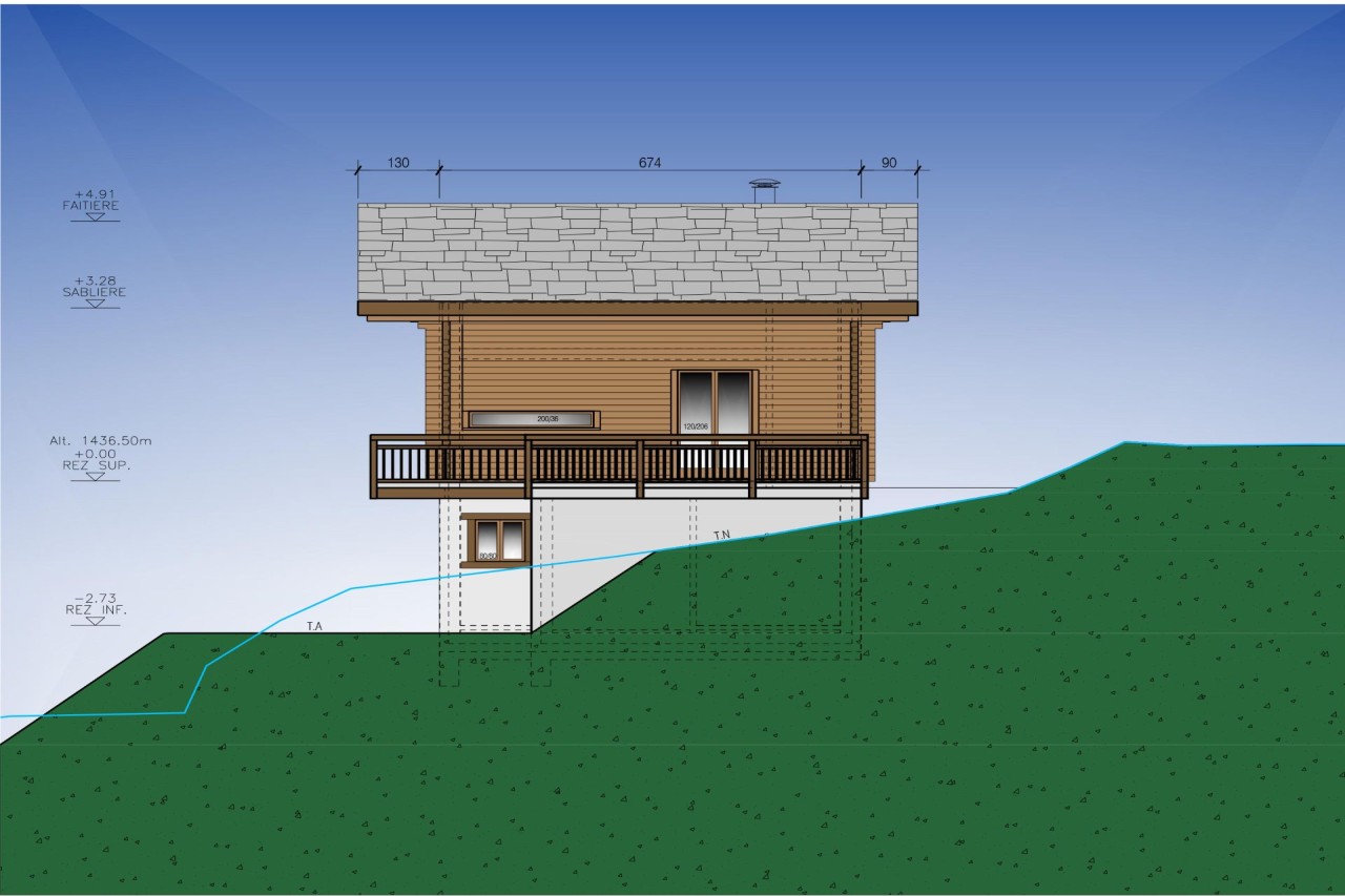 Chalet 4.5 pièces 131 m<sup>2</sup>