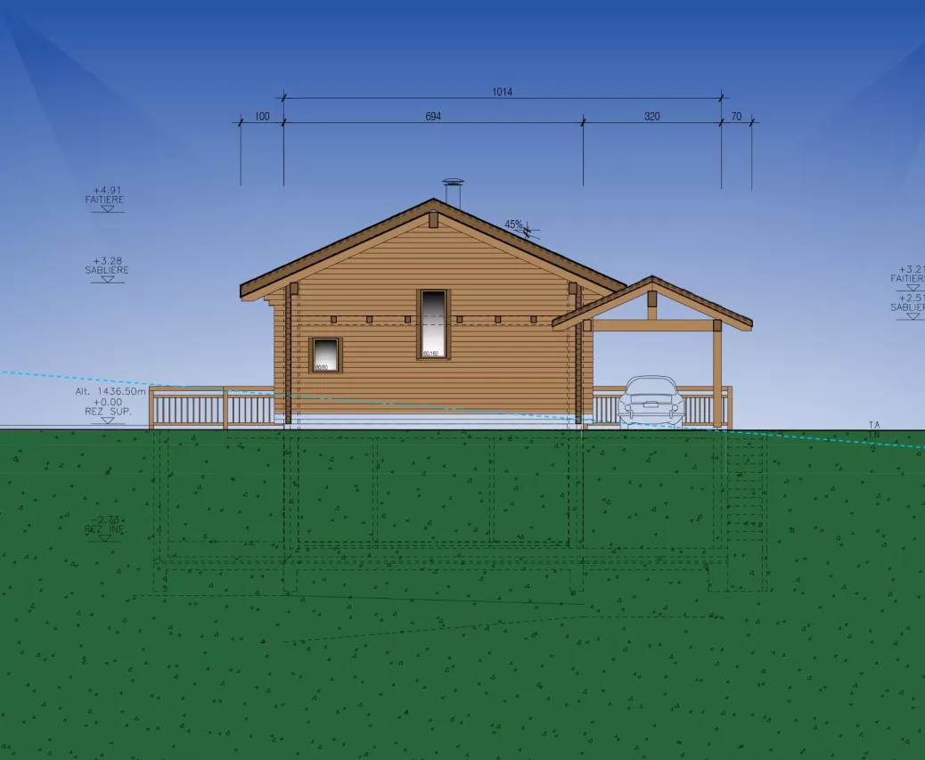 Chalet 4.5 pièces 131 m<sup>2</sup>