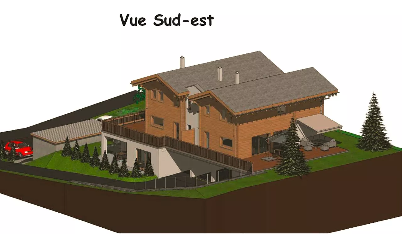 Superbe appartement 4.5 pièces rez-de-jardin à Evolène