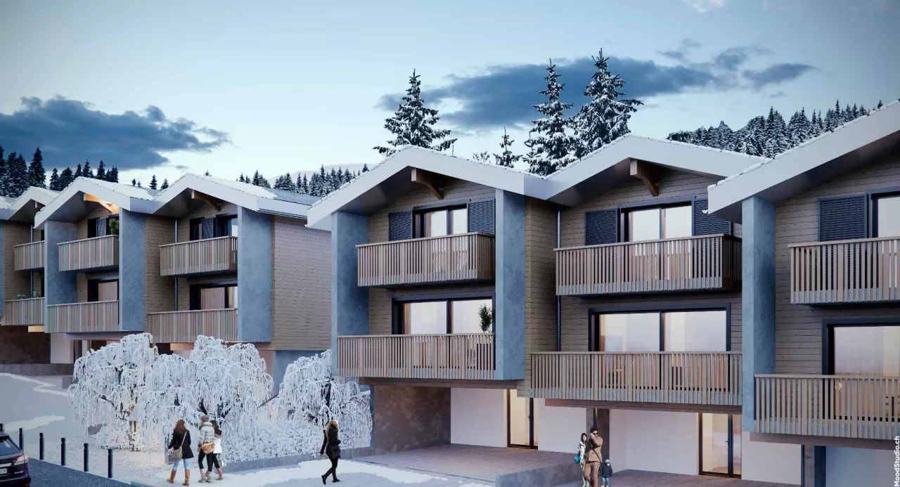 Vente Résidence des Joncs <br>Chalet neuf de 4.5 pièces <br>Minergie