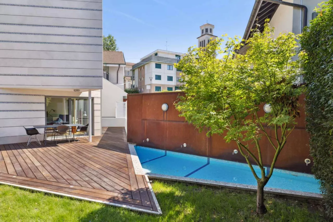 Chêne-Bourg - Exceptionnelle et unique maison de village contemporaine de haut standing de 325m2 utiles