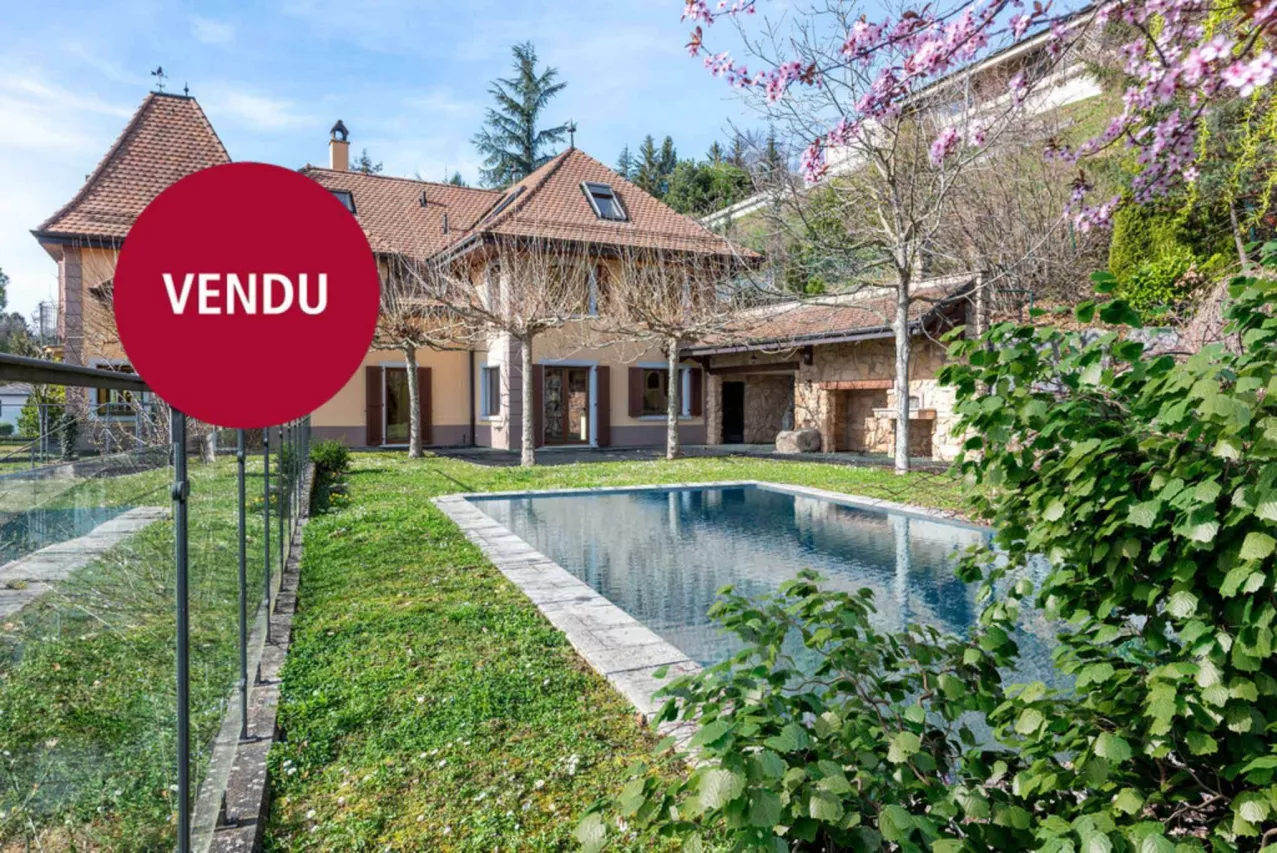 Blonay - Luxueuse propriété avec piscine et vue panoramique