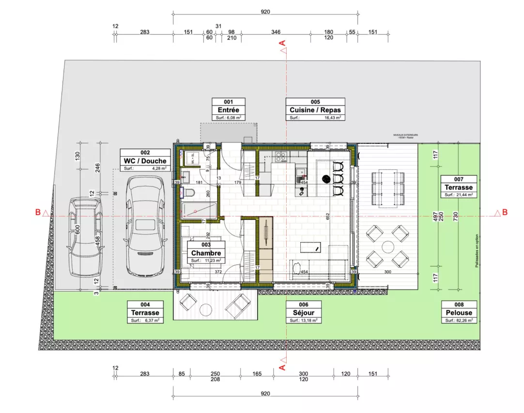 Promotion de 4 villas individuelles de 3.5 pièces