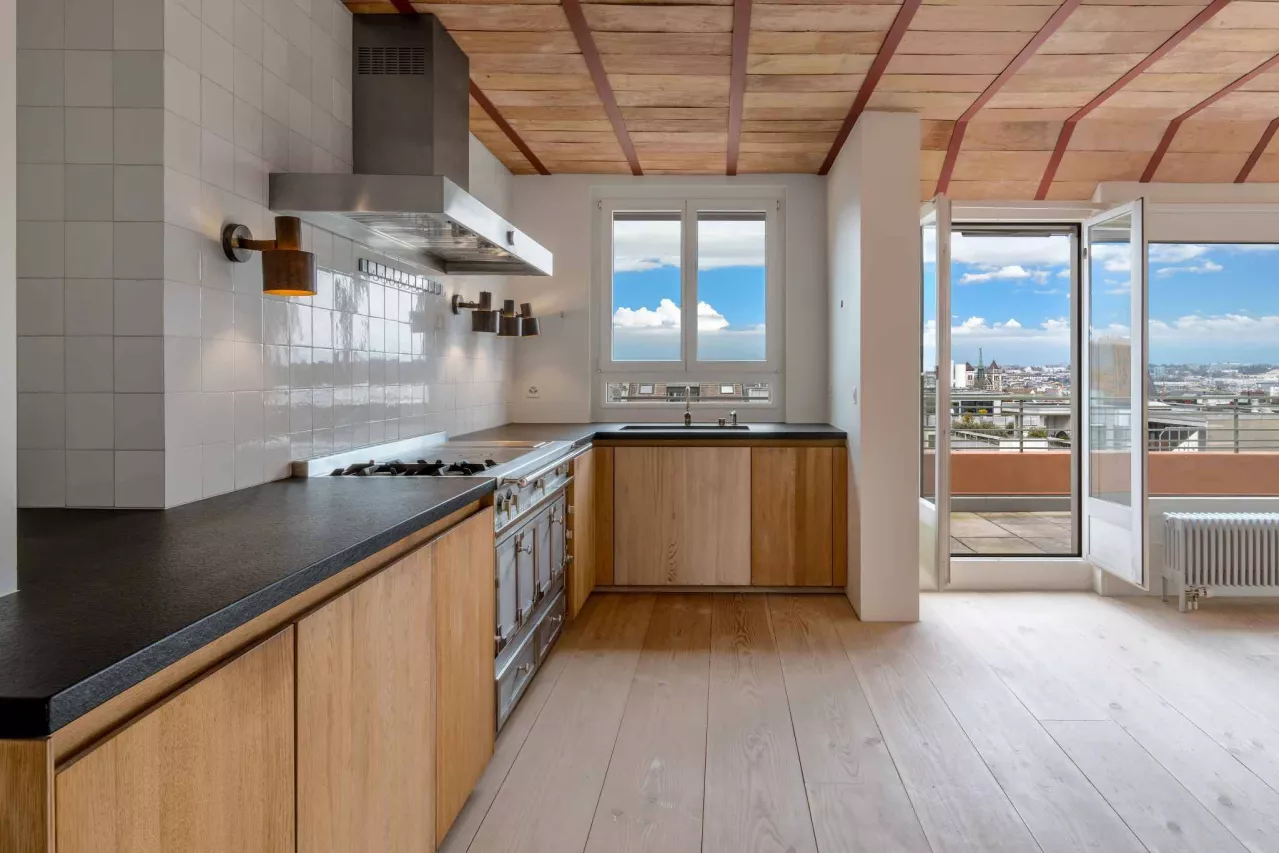 Genève - Attique d'exception avec vue panoramique sur la ville, la Cathédrale et le Jet d'Eau