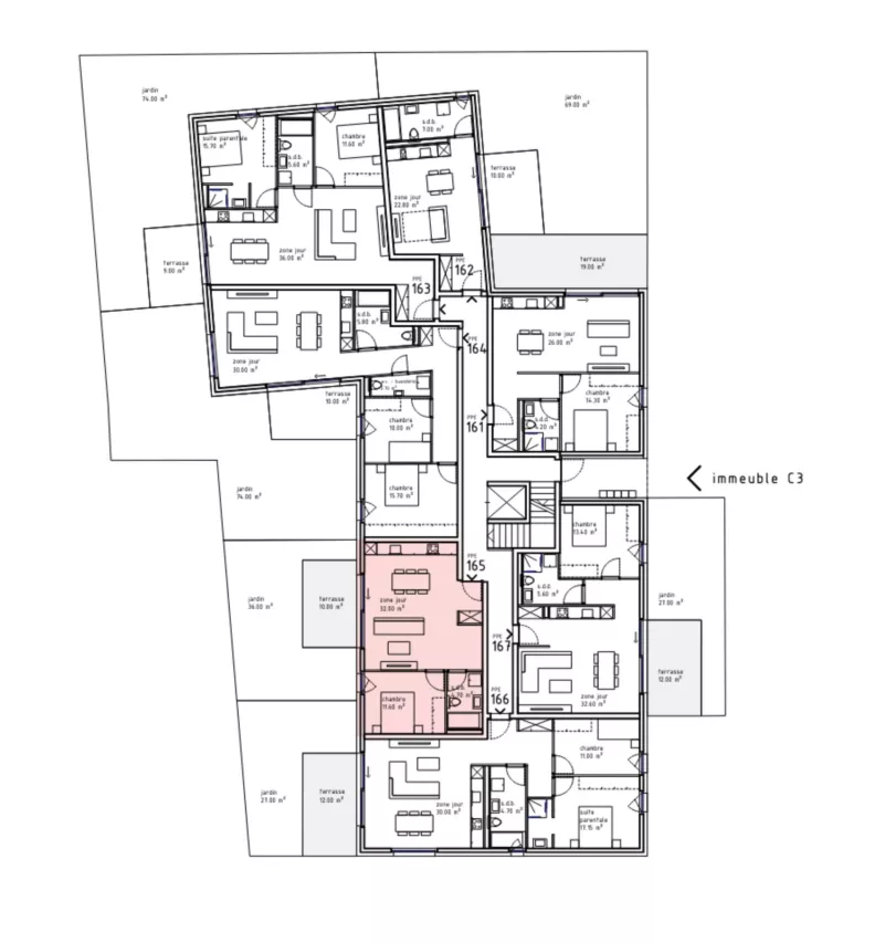 Appartement/studio 1.5 pièces à Uvrier