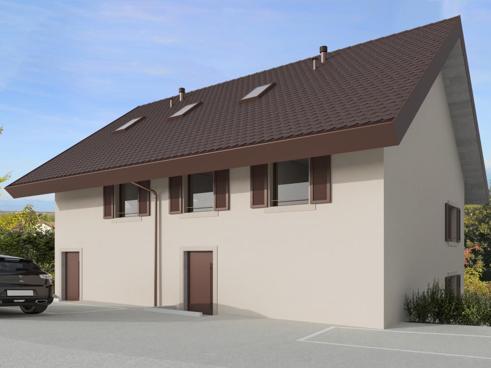 Mont-sur-Rolle - Villa jumelle 5.5 pièces à Mont-sur-Rolle