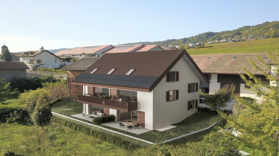 Mont-sur-Rolle - Villa jumelle 5.5 pièces à Mont-sur-Rolle