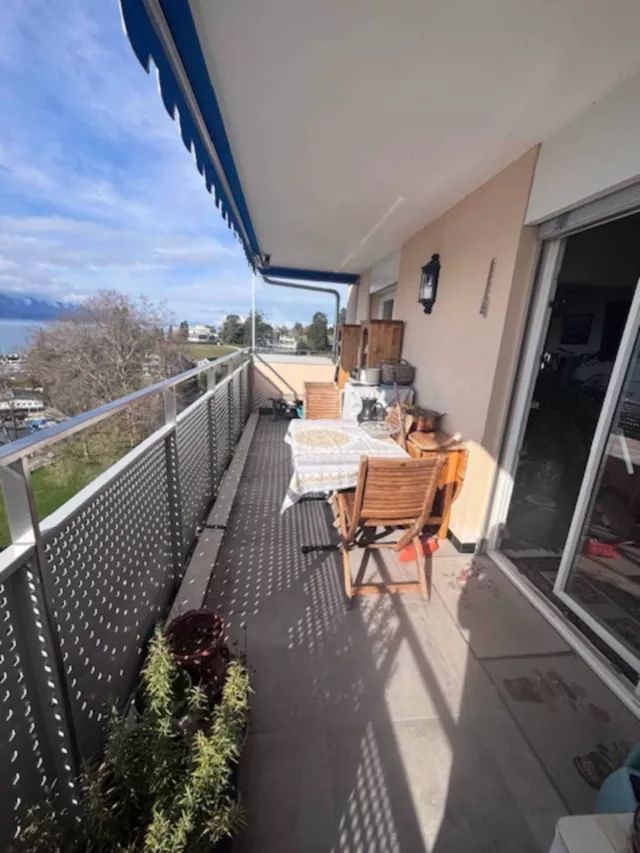Clarens - Magnifique appartement de 3,5 pièces avec vue imprenable à Montreux