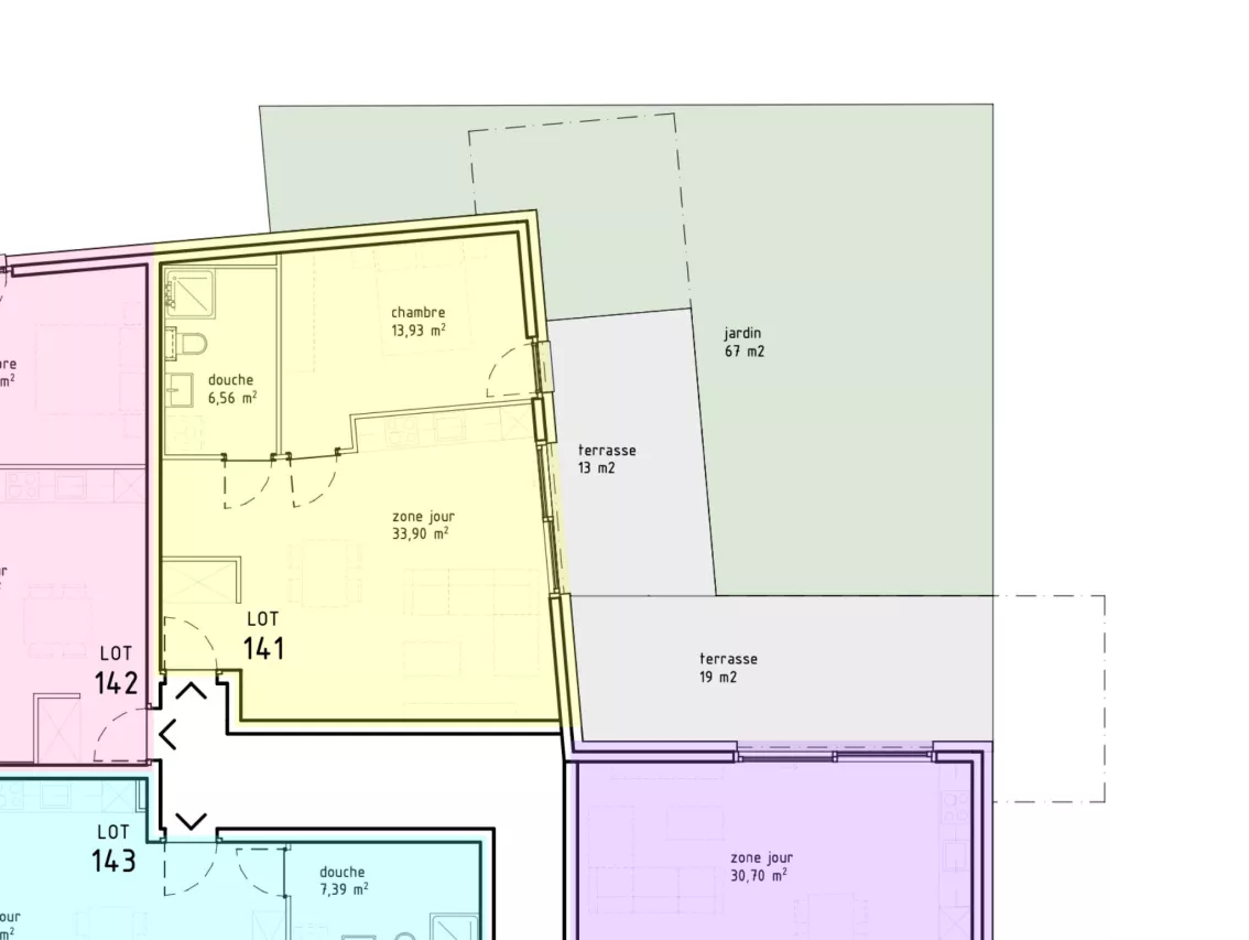 Appartement de 2.5 pièces avec terrasse