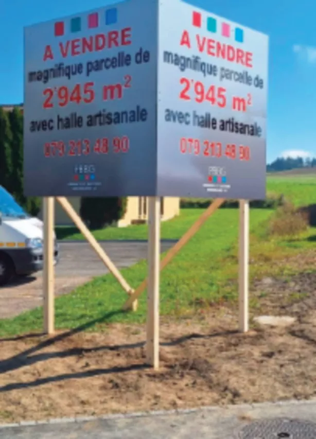Essertines-sur-Yverdon - Magnifique parcelle de 2'945 m2 avec surface artisanal et bureaux à vendre
