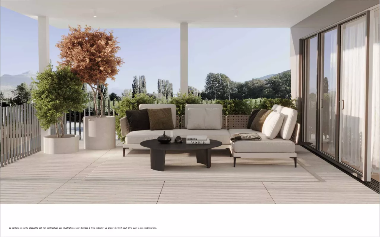 Appartement neuf de 3,5 pièces au 3? étage