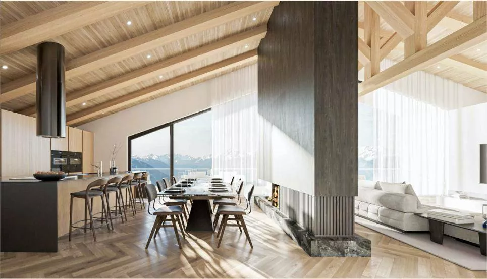 Appartement 4.5 pièces au rez de chaussée inférieur à Crans-Montana