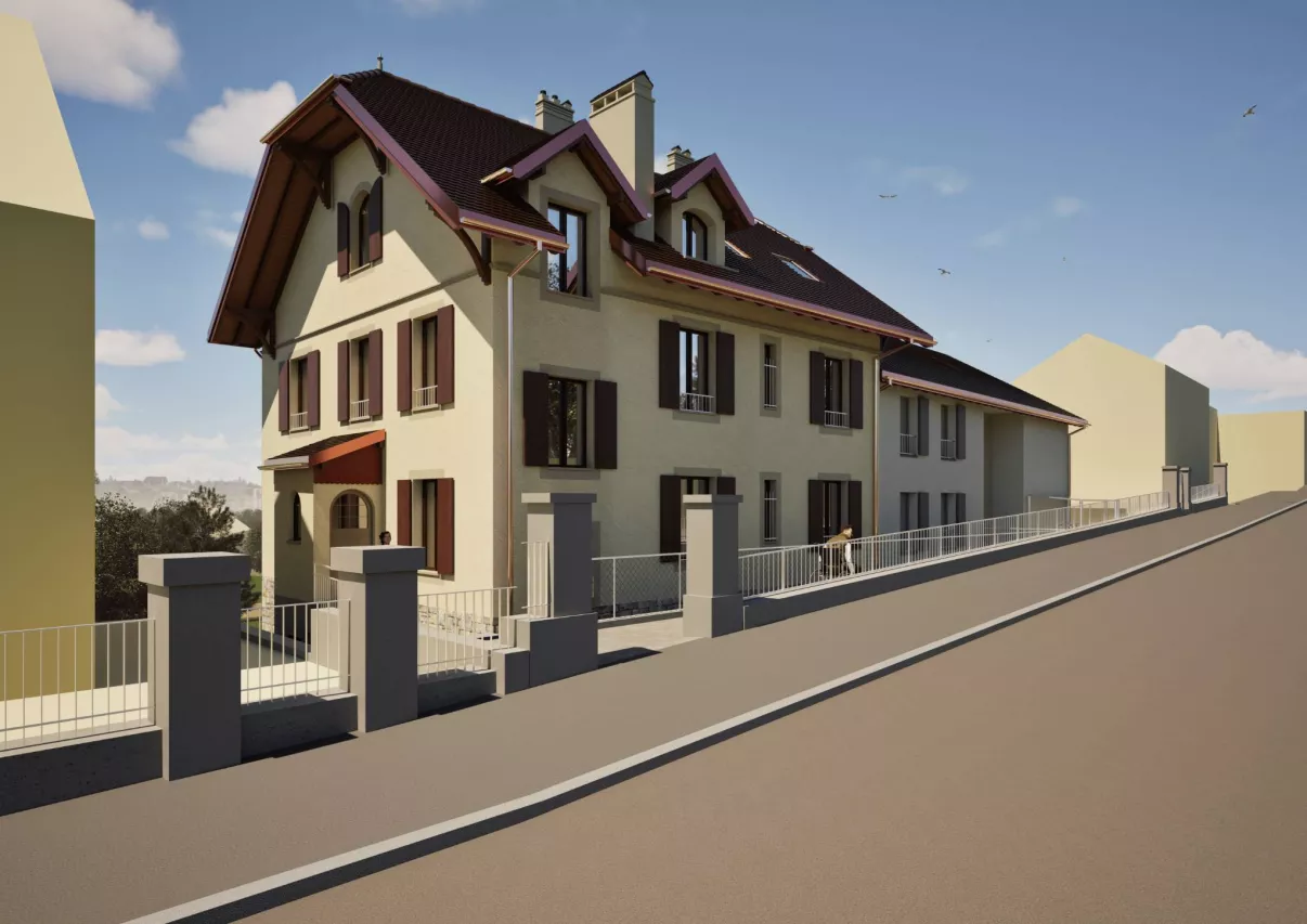 Orbe - Immeuble locatif mitoyen à deux pas du centre-ville