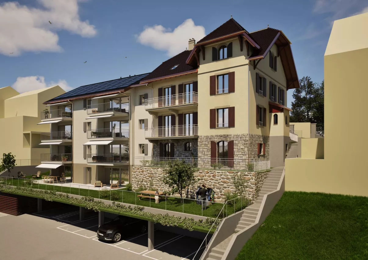 Orbe - Immeuble locatif mitoyen à deux pas du centre-ville