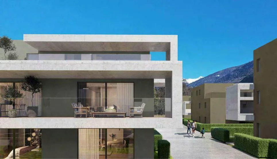 Appartement au 1er étage avec grand balcon