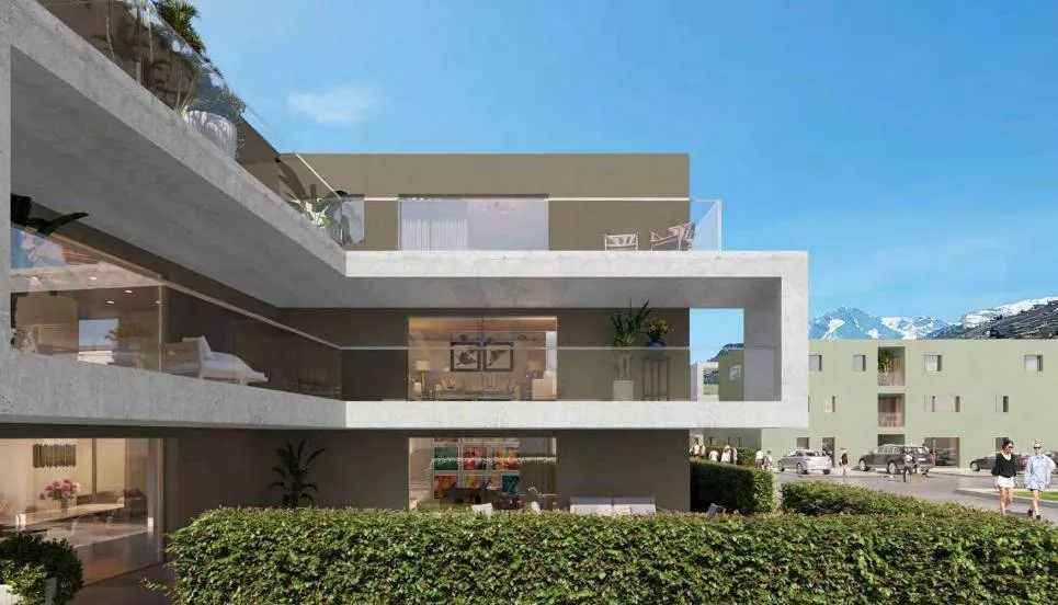 Appartement en rez de jardin de 3.5 pièces à Uvrier