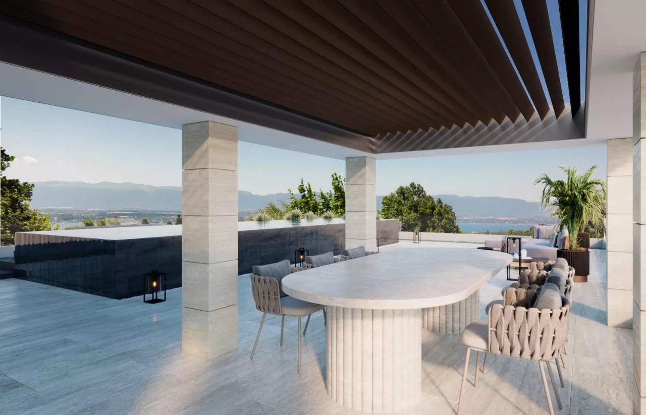 Vandoeuvres - PENTHOUSE D'EXCEPTION À VANDOEUVRES AVEC VUE SUR LE LAC