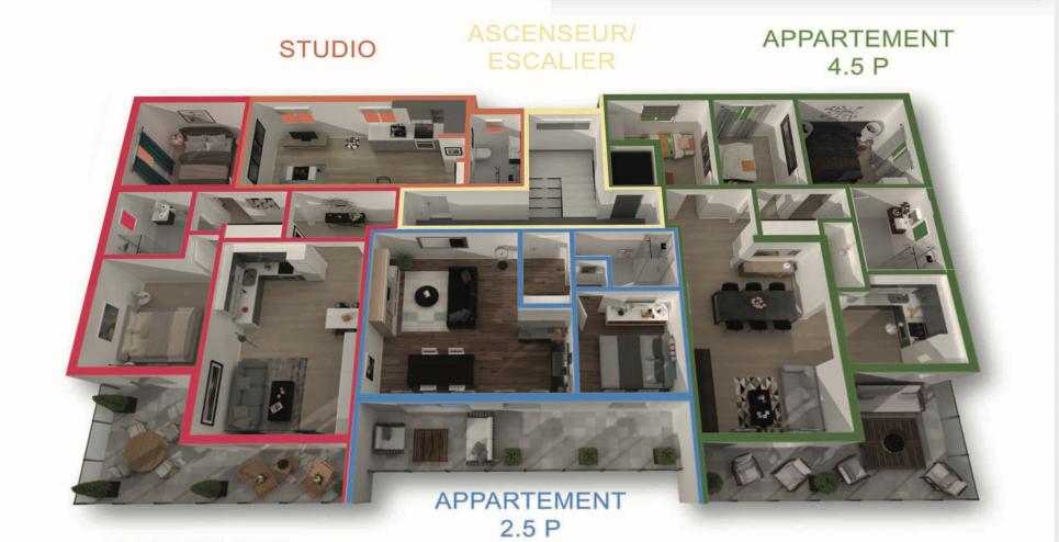 Ardon - Appartement 4.5 pièces à Ardon