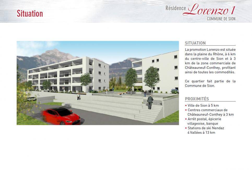 Sion - Appartement 3.5 pièces à Sion