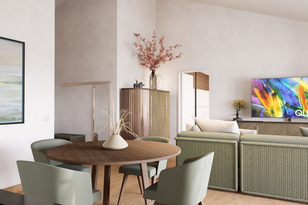 Erde - Magnifique et spacieux 3.5 pces au 2ème étage avec 2 places de parc