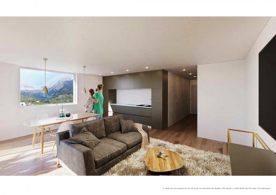 Conthey - Appartement 3.5 pièces à Conthey