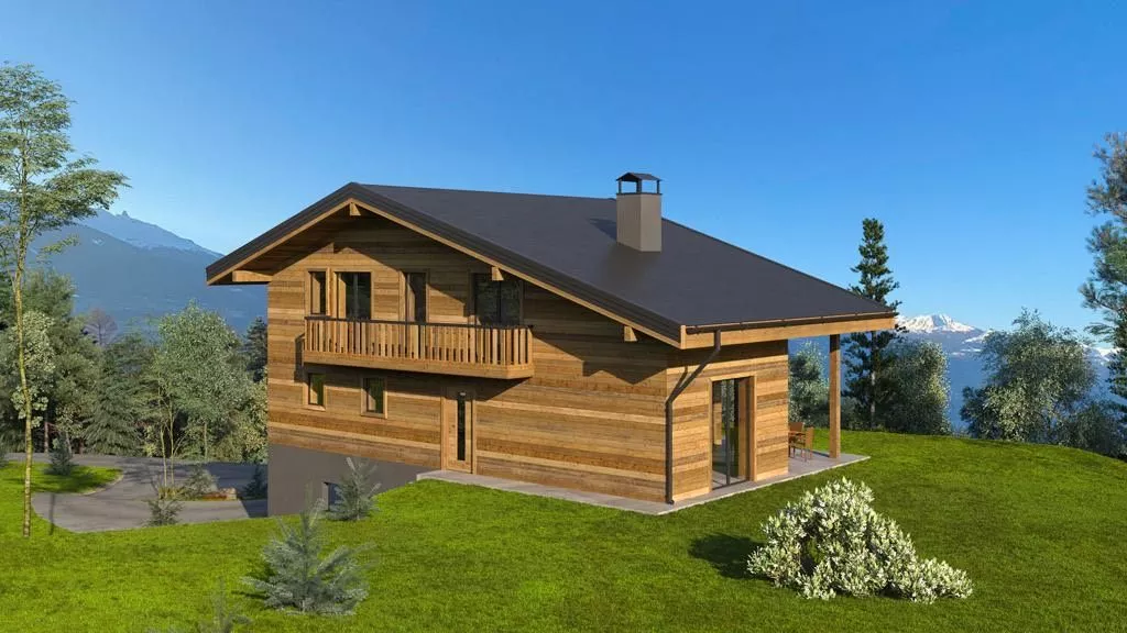 Chalet de standing à construire réf. Rouge-Gorge