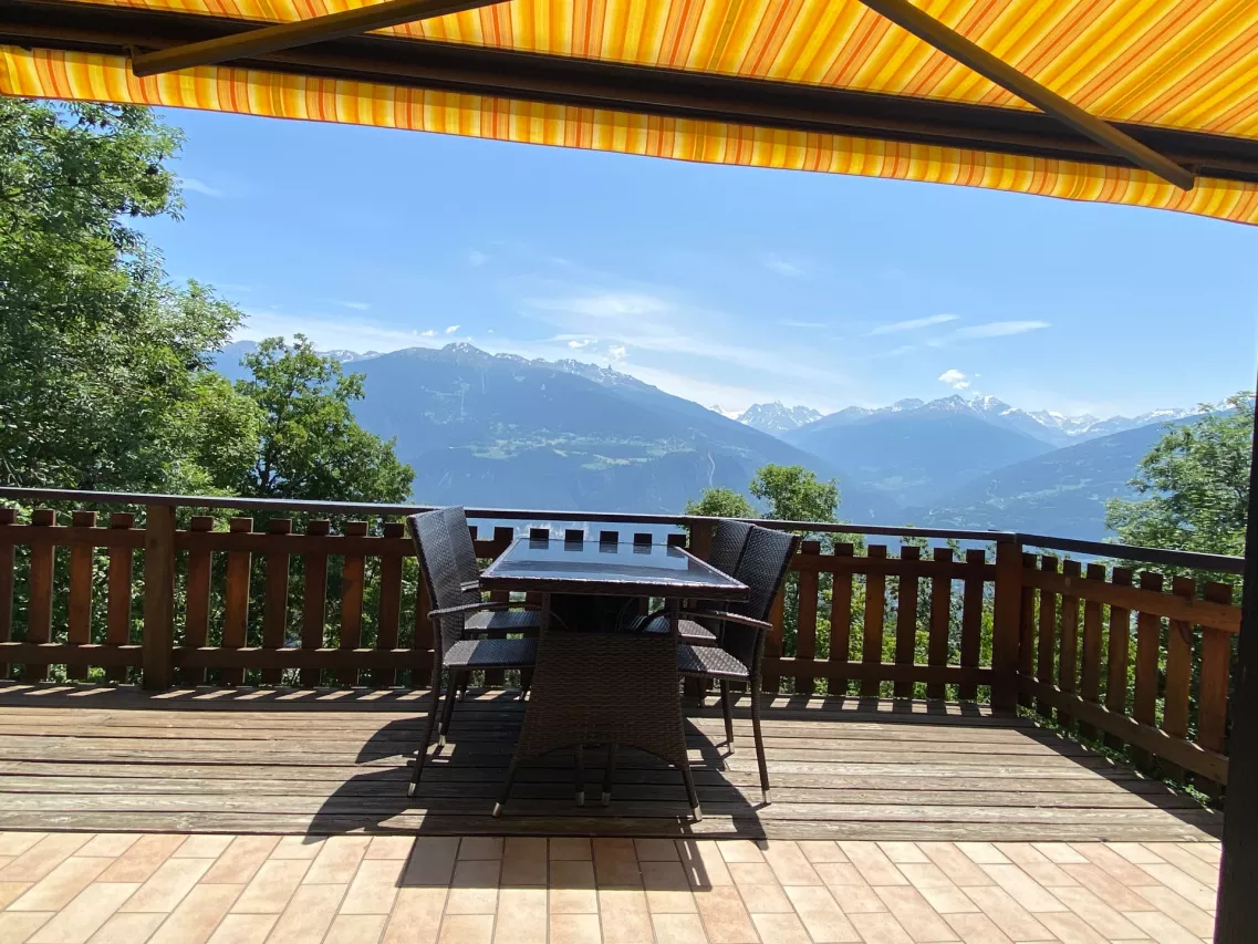 Chalet La Petite Clairière Arbaz village