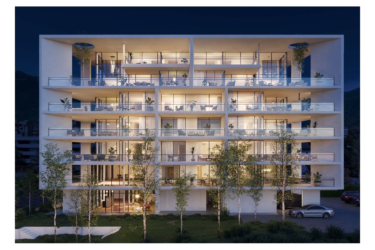 103 m2 pour cet appartement de 3,5 pcs et 64 m2 de terrasse proche de la Gare
