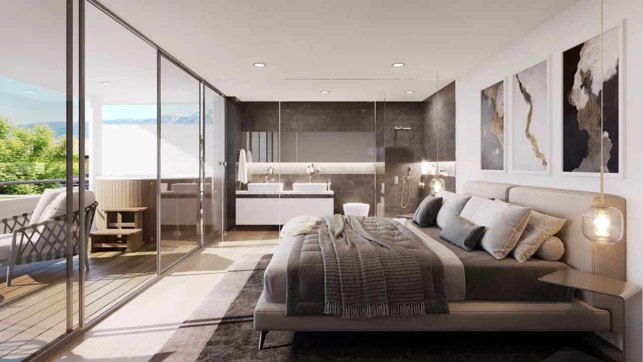 Vivre en toute discrétion dans une villa à Fully de 5,5 pièces mitoyenne