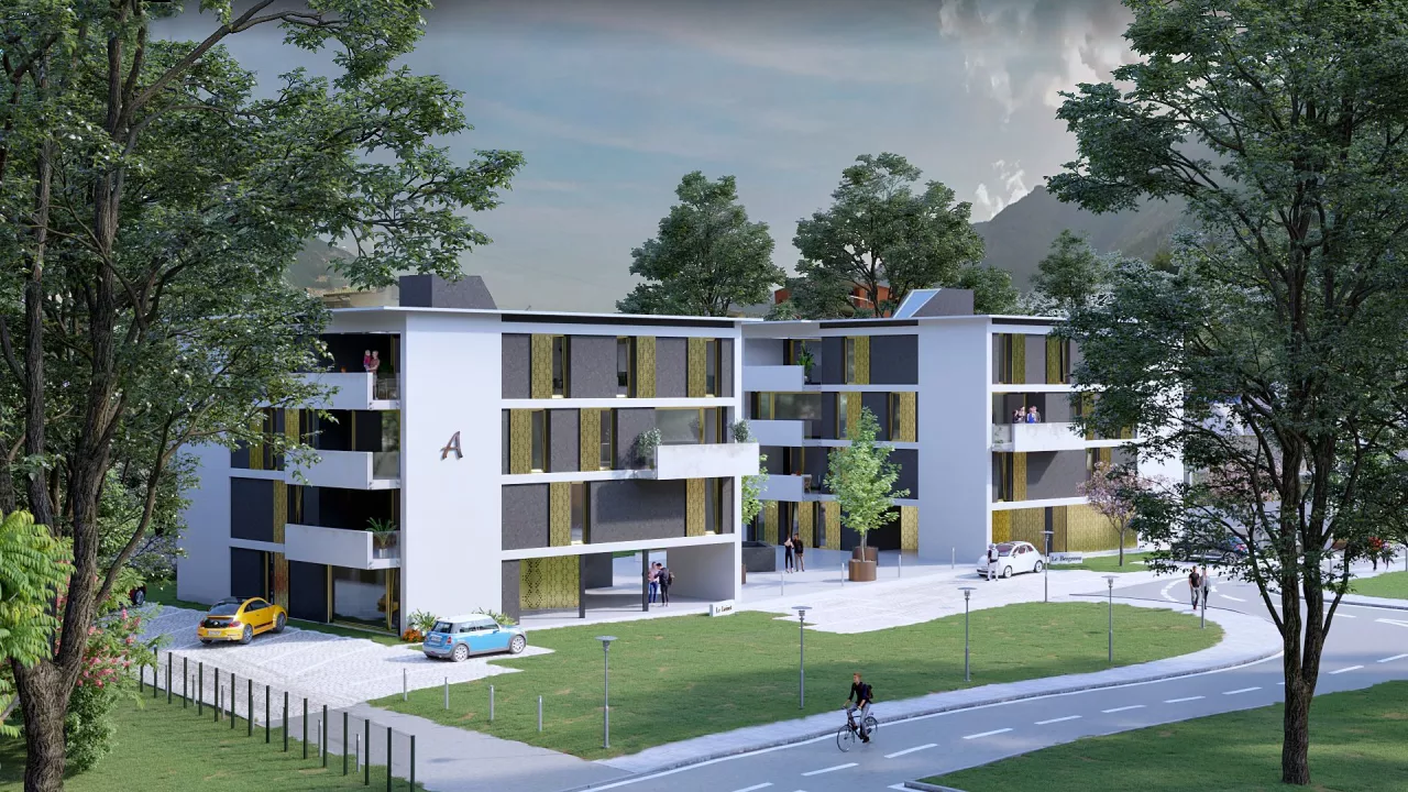 Appartement 2,5 pcs situé dans un endroit calme