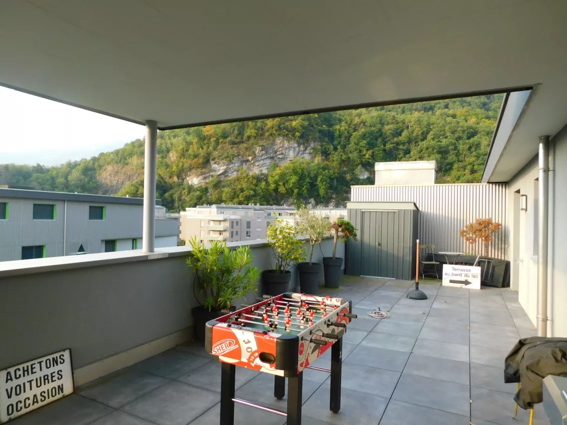 EXCLUSIF - Attique 5.5 pièces Collombey-Muraz spacieux et lumineux avec une terrasse panoramique de 106 m2