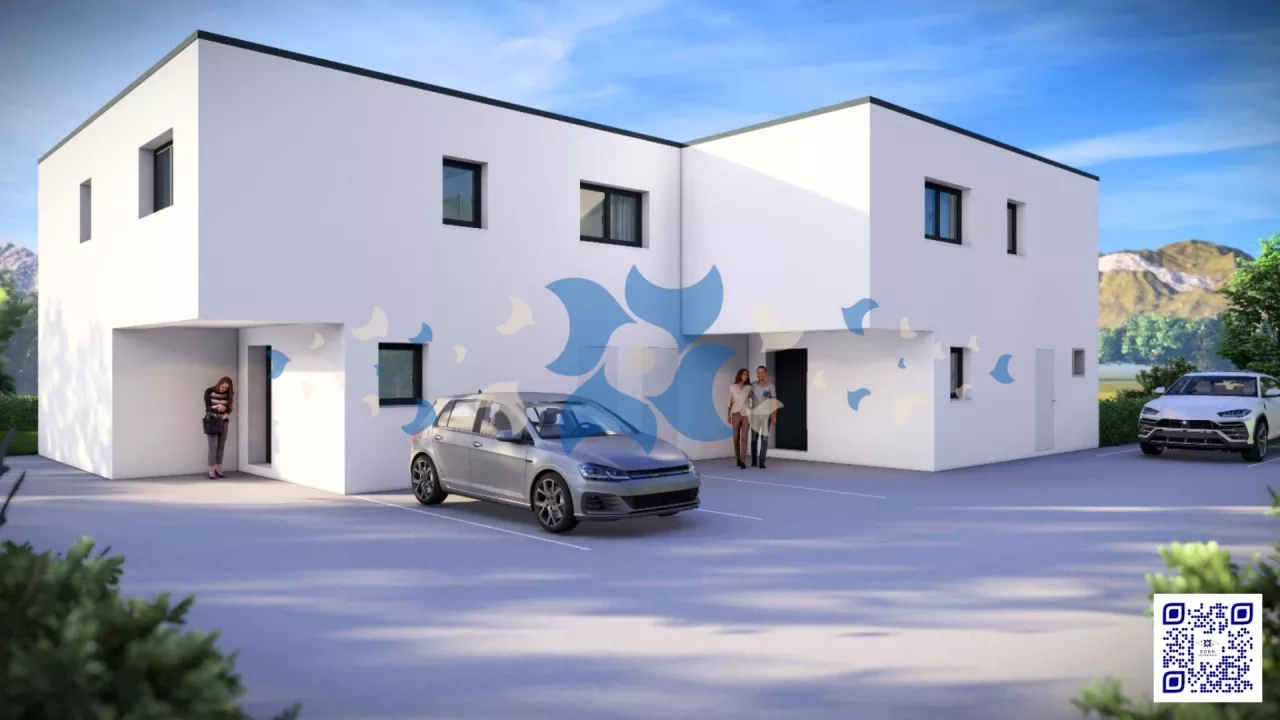 Villas Mitoyennes Neuves à Fully - Opportunité Unique à Saisir, 5,5 Pièces avec Jardin et Terrasse Sud
