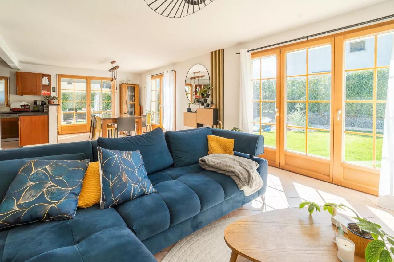 Villa familiale à vendre - 4 chambres, jardin, terrasses à Fully VS - Cadre calme et verdoyant