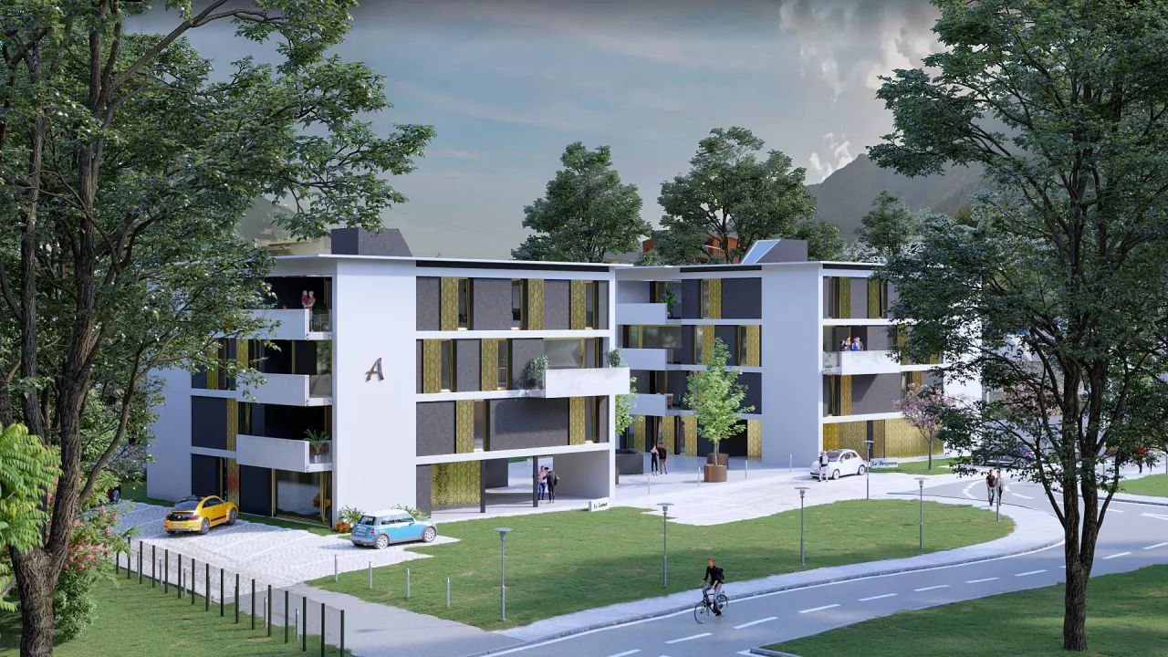 Appartement 2.5 pièces neuf à Saxon - Vue dégagée sur le parc du Casino | Promotion "Las Vegas"