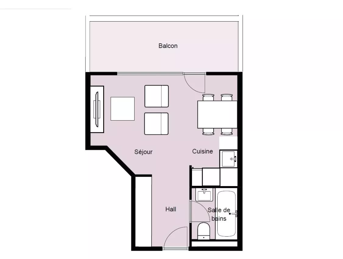 À vendre : Studio rénové avec accès direct aux bains thermaux - Thermalie - Ovronnaz, Valais