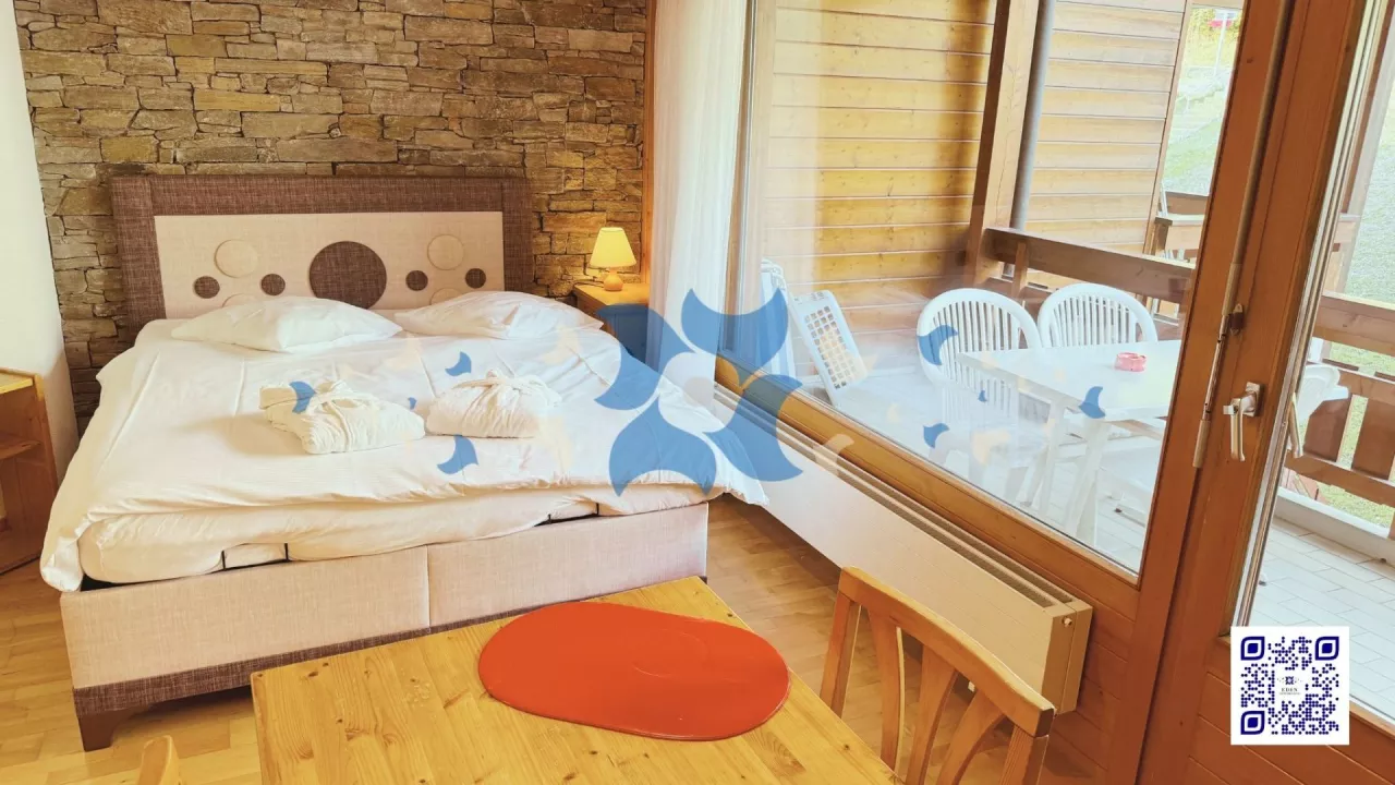 À vendre : Studio rénové avec accès direct aux bains thermaux - Les Sources - Ovronnaz, Valais