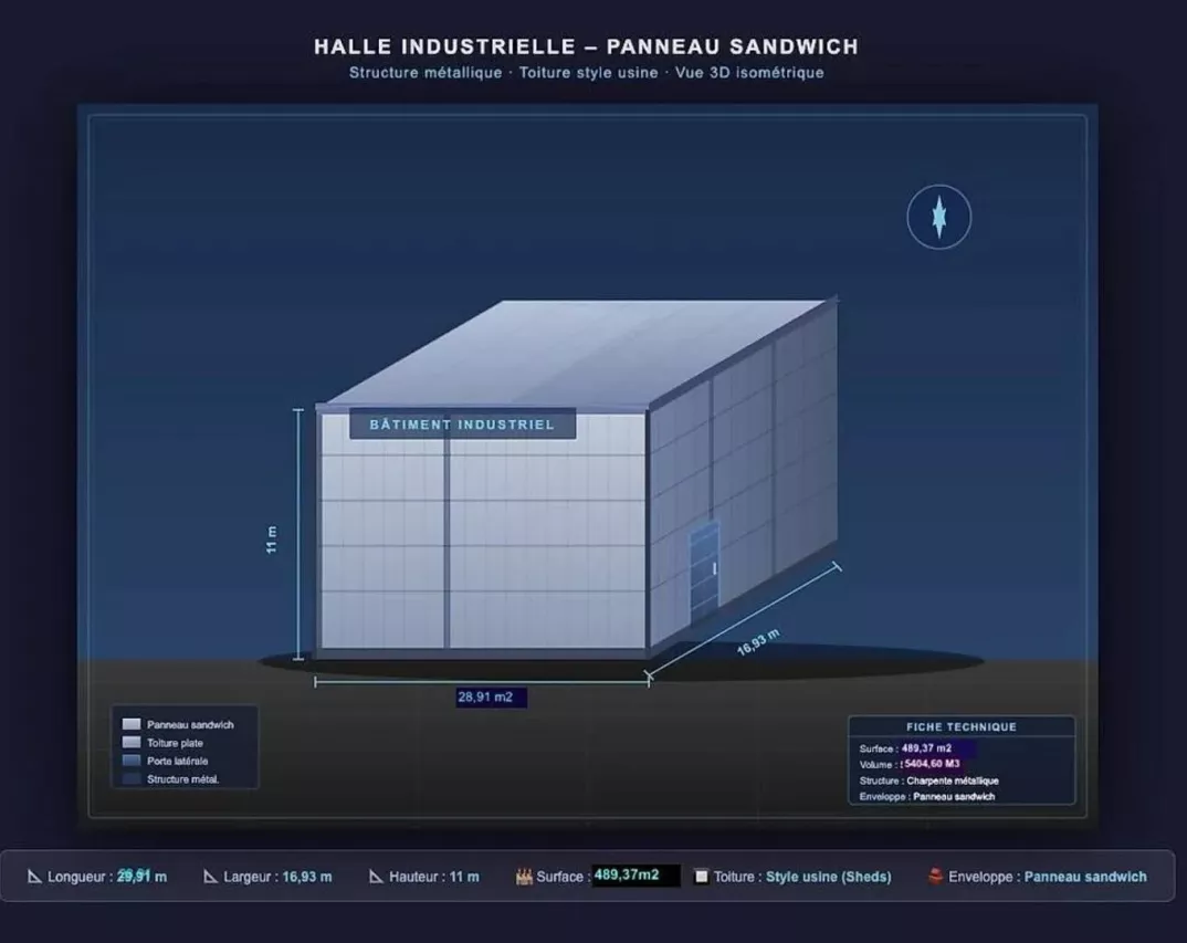 Halle industrielle à vendre à Martigny - emplacement stratégique et fort potentiel