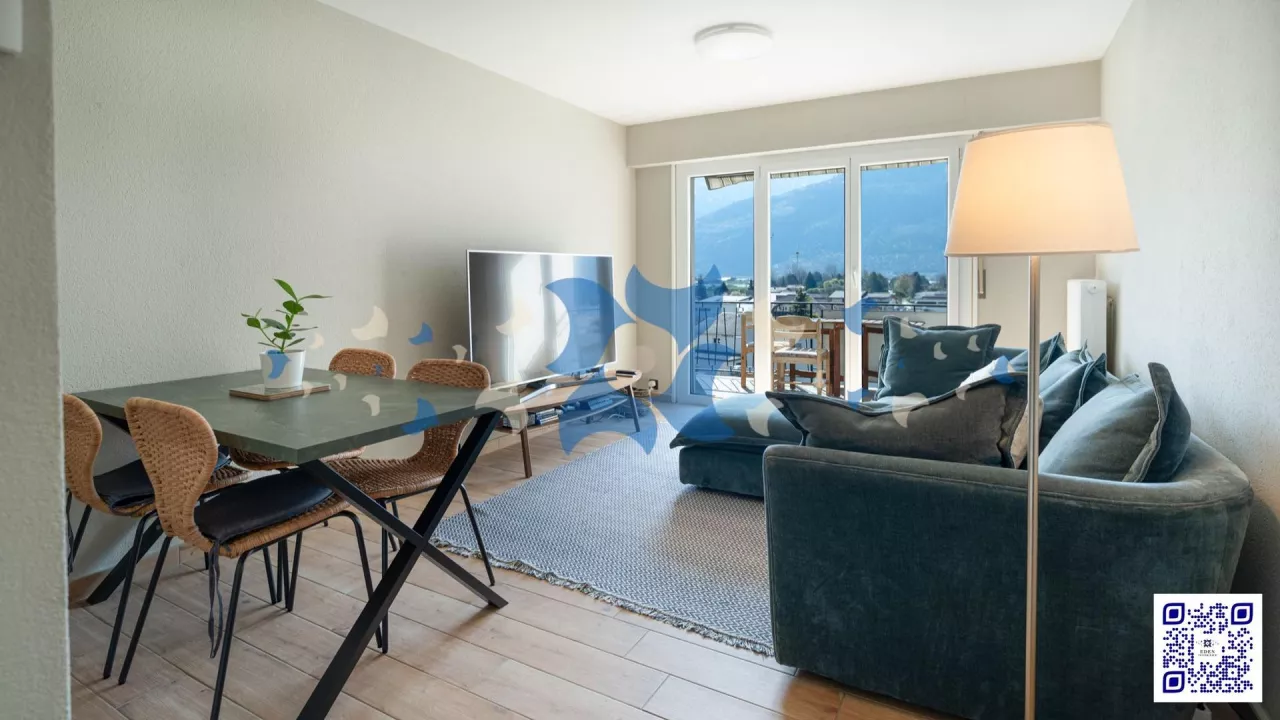 Magnifique attique 4.5 pièces rénové avec balcons, jardin et box - Vétroz