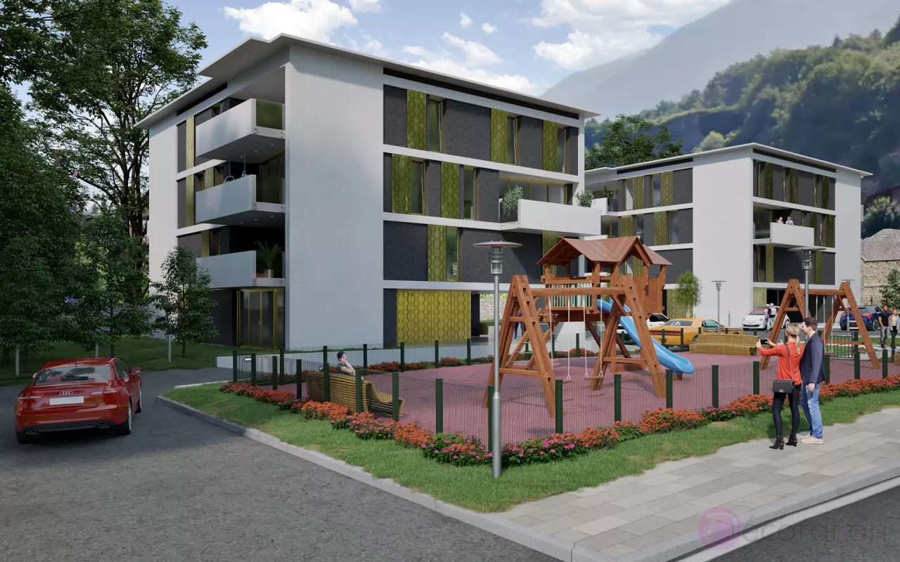 Appartement 3,5 pcs dans un cadre idyllique